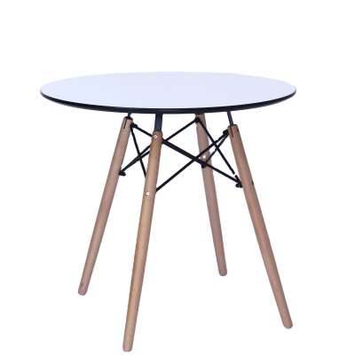 Kindergarten School Kids Furniture wooden Round White Children Tables