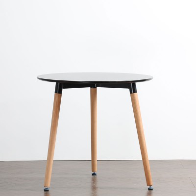 Hot Sale Home Furniture Dining MDF Wooden Round Table