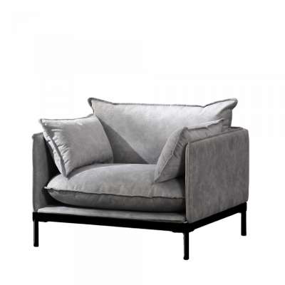 Modern Nordic Living Room Furniture One Seat Single Sofa