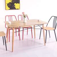 Nordic Simple Style Restaurant Dining Furniture comedores 6 sillas Modern Dining Set