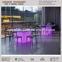 led dining table for event wedding