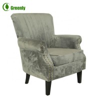 French style comfortable single sofa armchair with high back