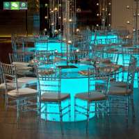 led event rental furniture wedding table for banquet