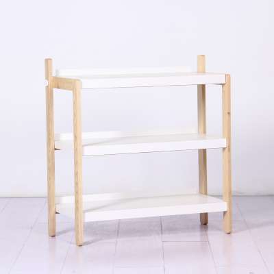 High quality Living Room ash wood shoe rack for home