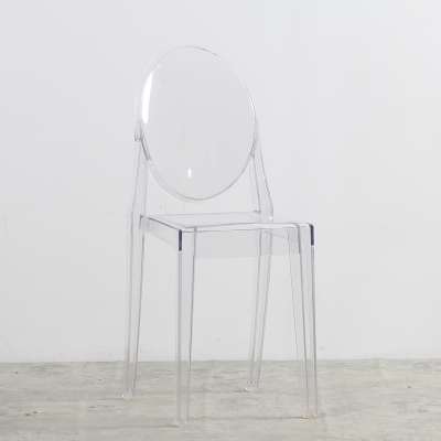 Wholesale Cheap Transparent Furniture Stackable Plastic Clear Ghost Chair